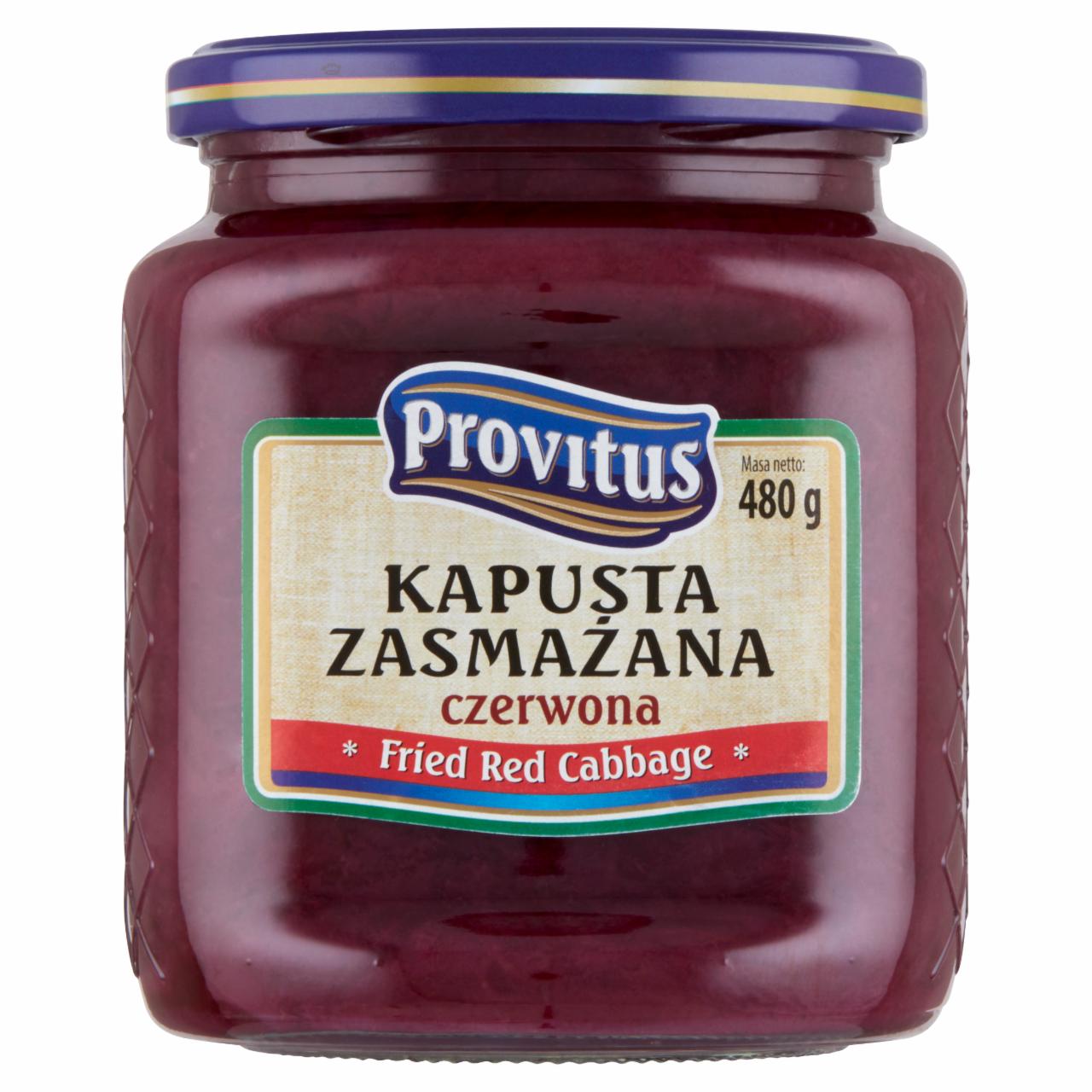 Zdjęcia - Kapusta zasmażana czerwona 480 g Provitus