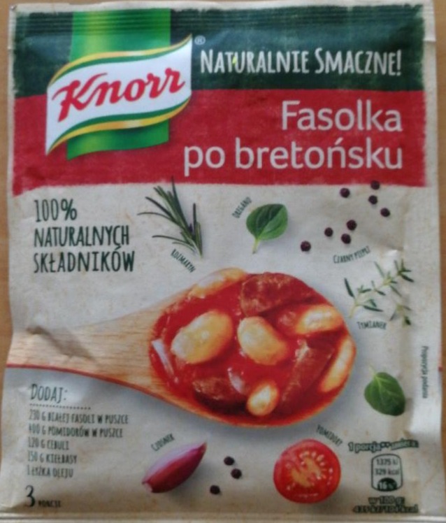 Zdjęcia - Knorr Fasolka po bretońsku 43 g