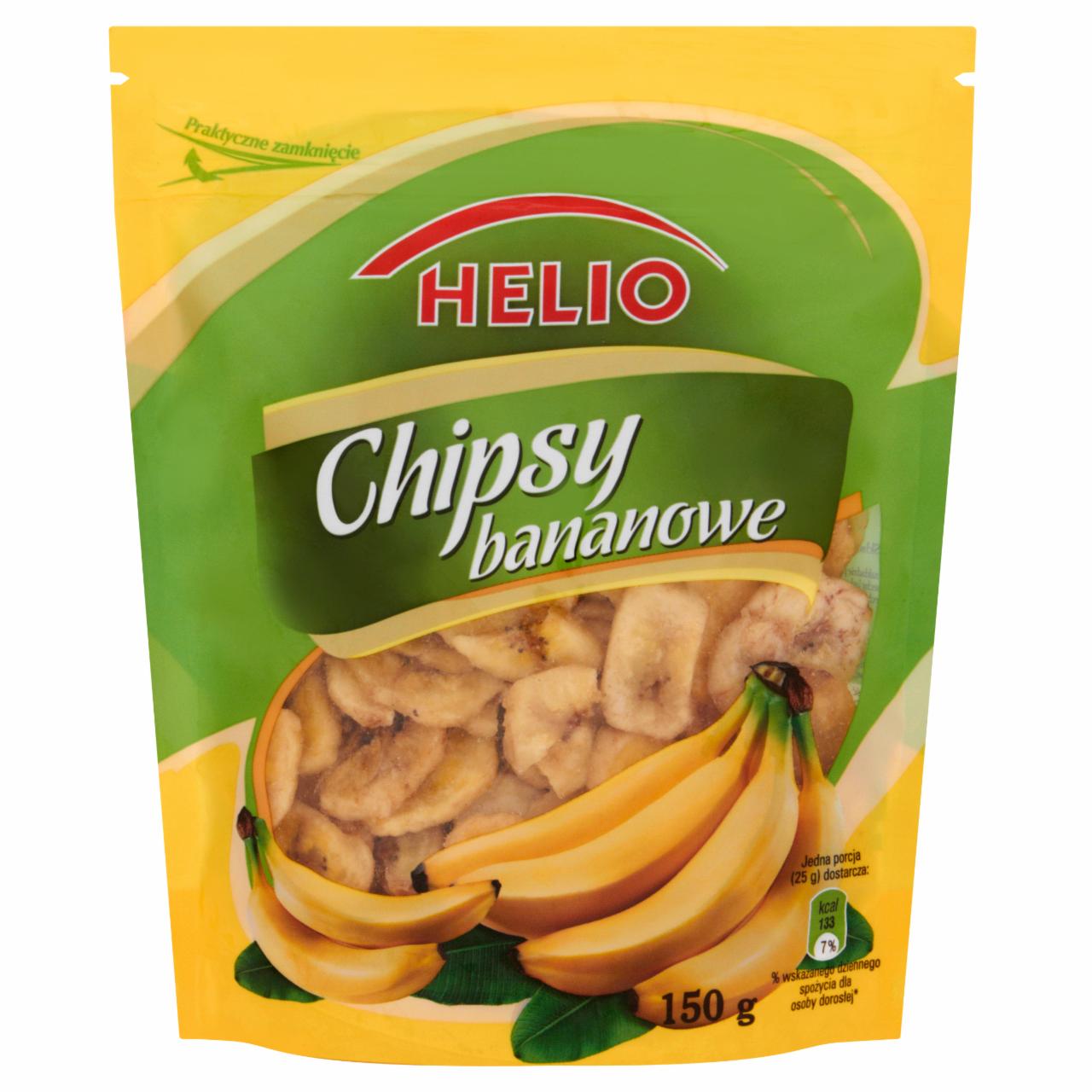 Zdjęcia - Helio Chipsy bananowe 150 g