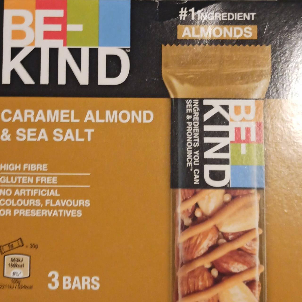 Zdjęcia - Caramel almond & sea salt BE-KIND
