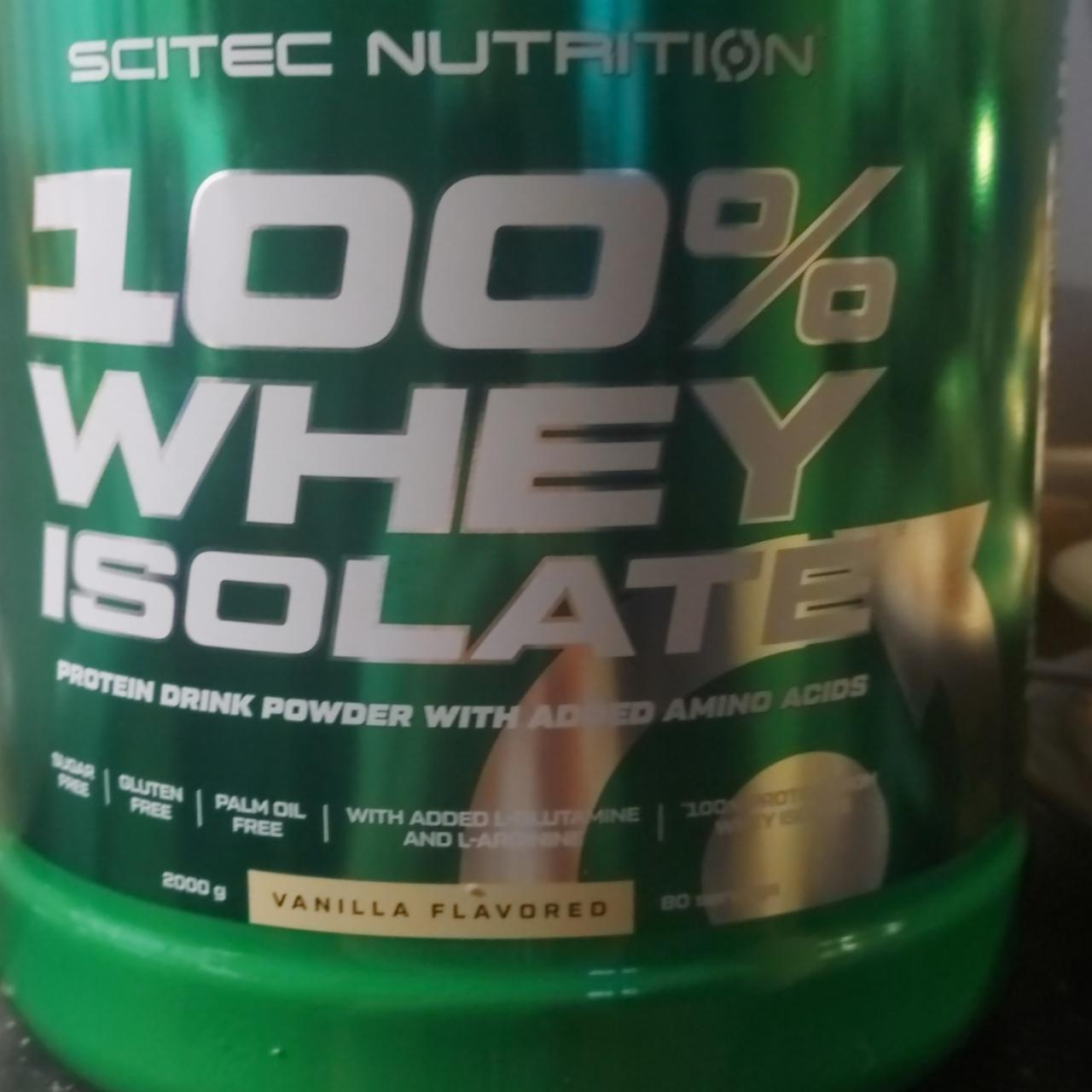 Zdjęcia - 100% whey isolate vanilla flavour Scitec Nutrition