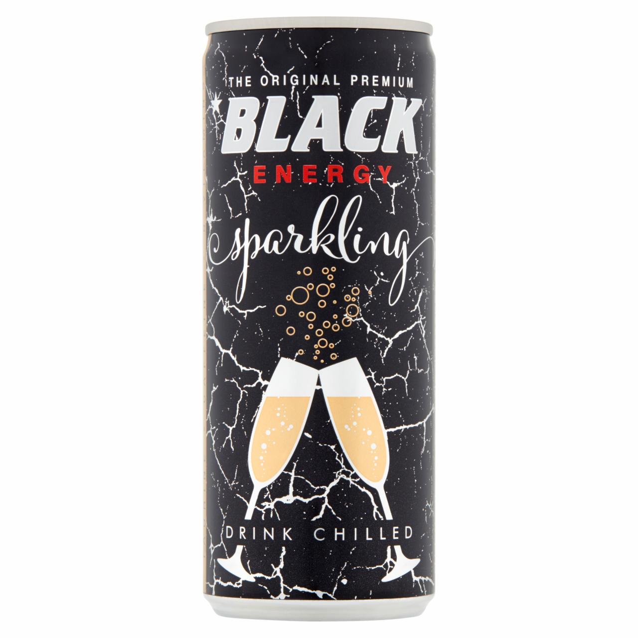 Zdjęcia - Black Energy Sparkling Gazowany napój energetyzujący o smaku szampana 250 ml