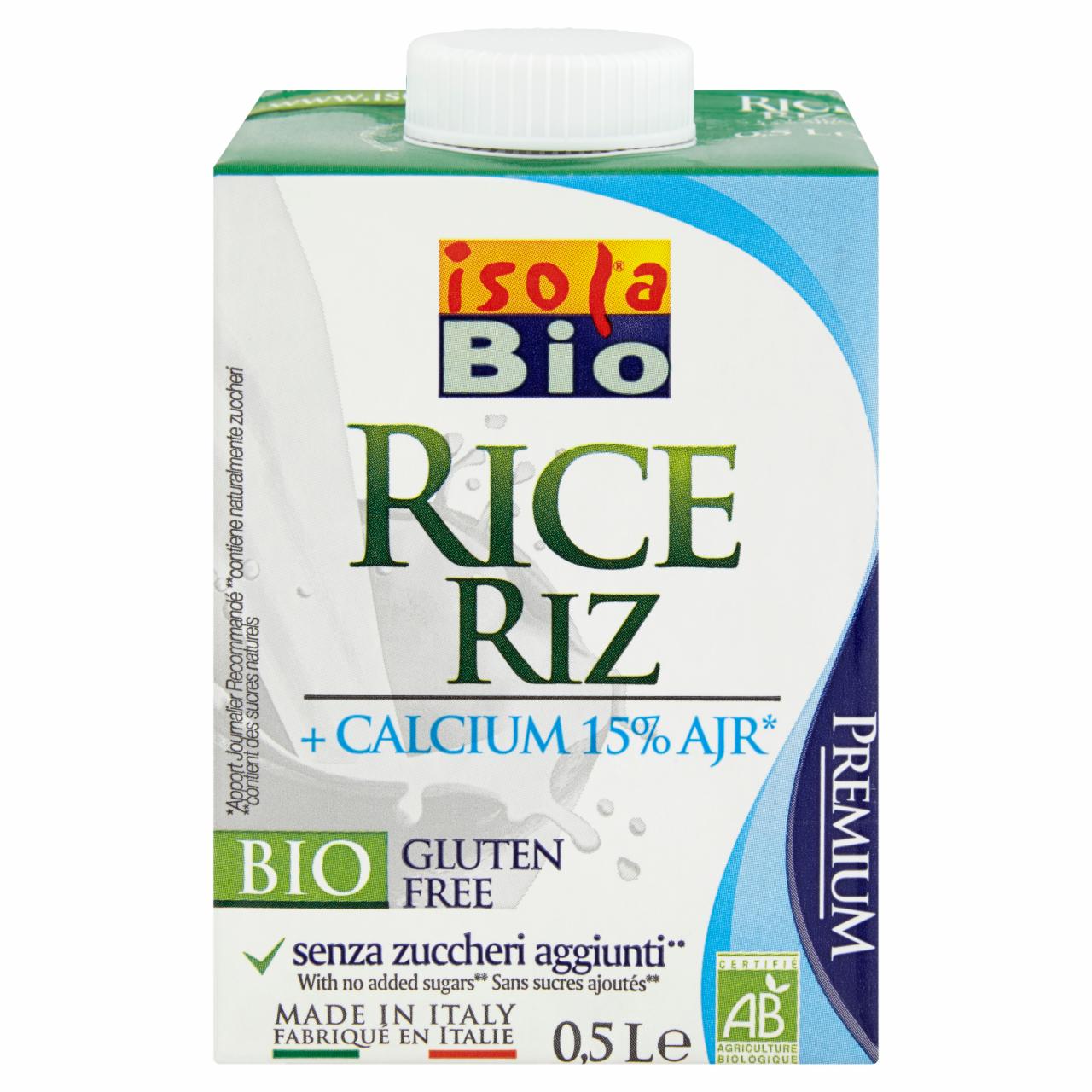 Zdjęcia - Isola Bio Napój ryżowy wzbogacony w wapń 0,5 l