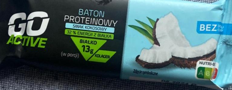 Zdjęcia - Baton proteinowy smak kokosowy Go Active