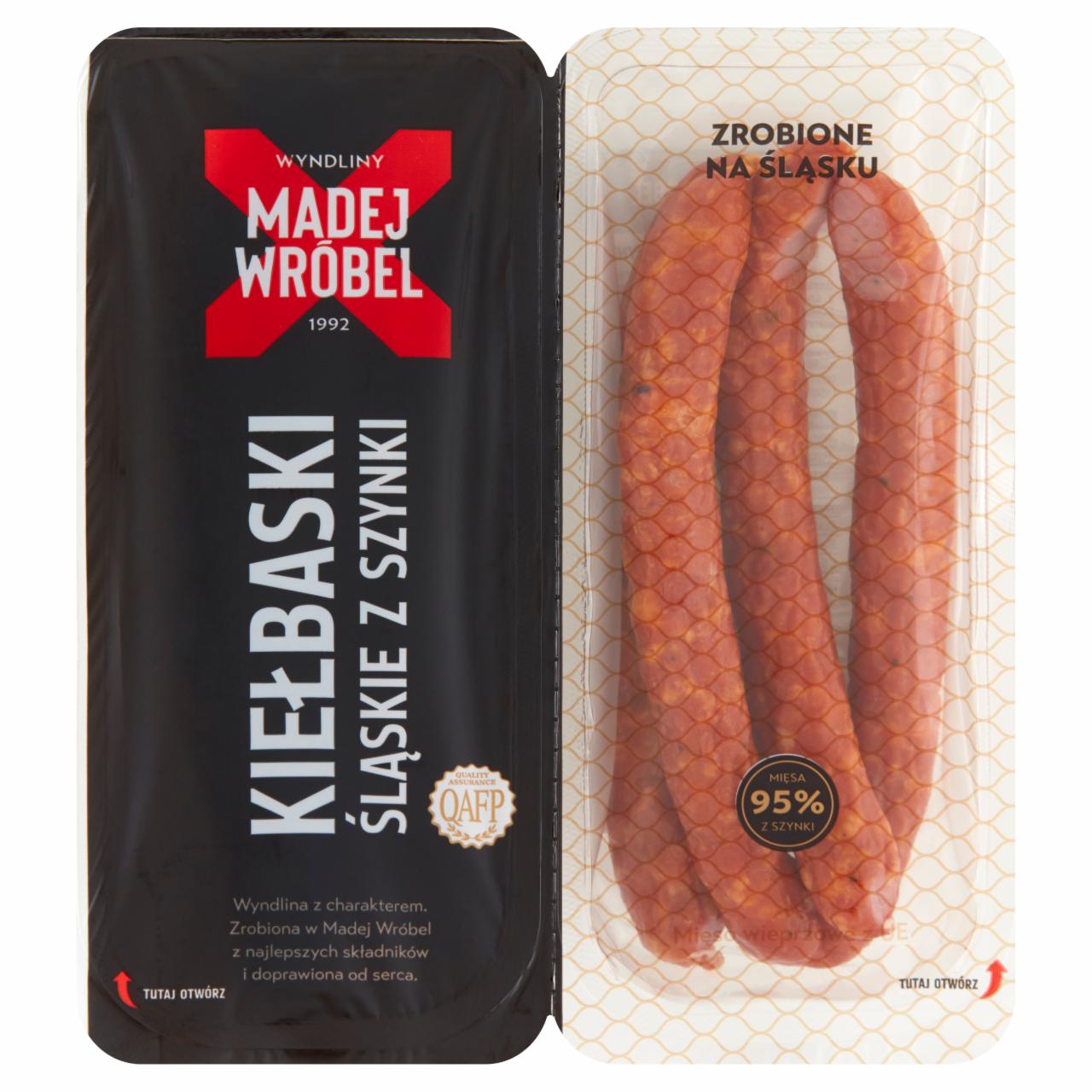 Zdjęcia - Madej Wróbel Kiełbaski śląskie z szynki 270 g (2 x 135 g)