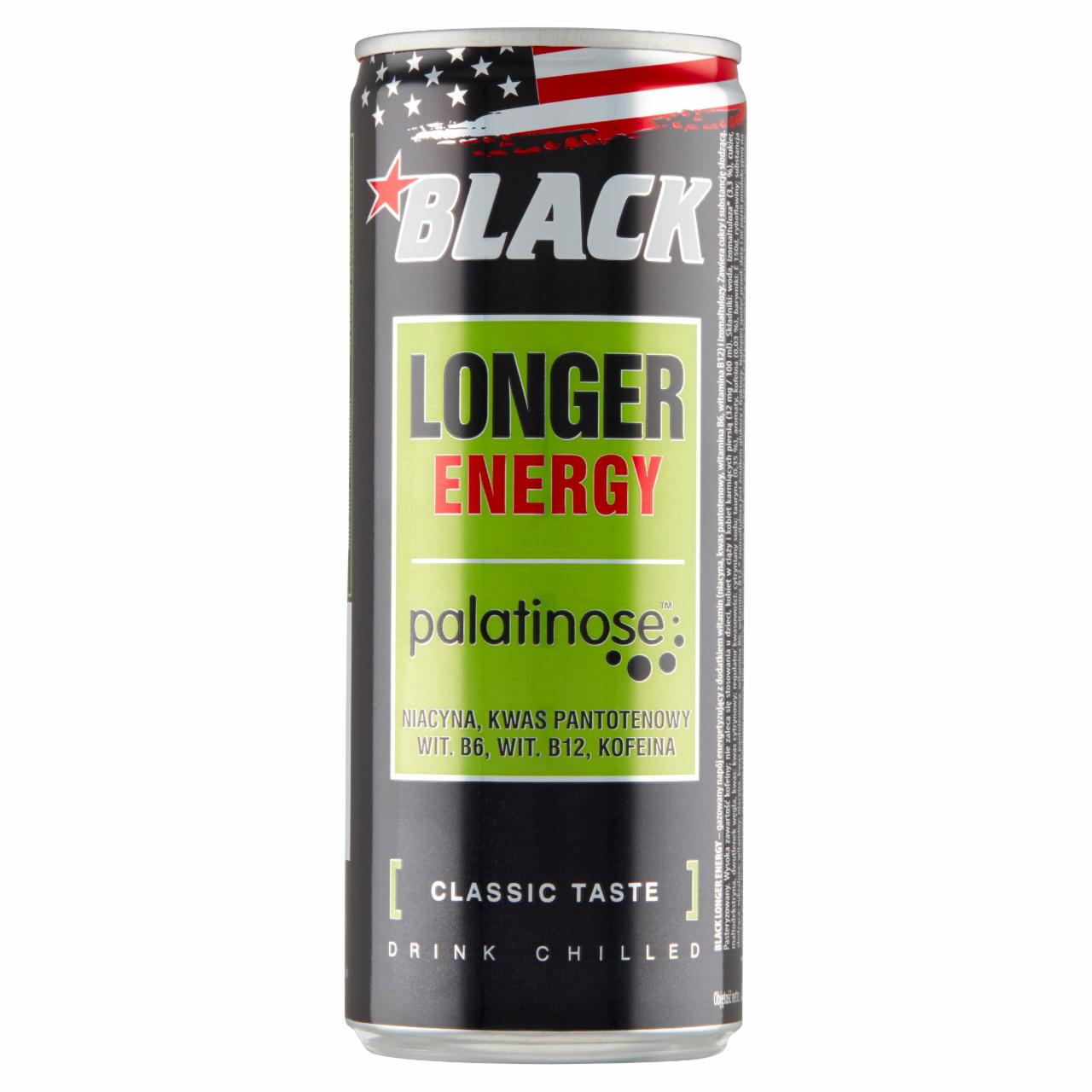 Zdjęcia - Black Longer Energy Gazowany napój energetyzujący 250 ml