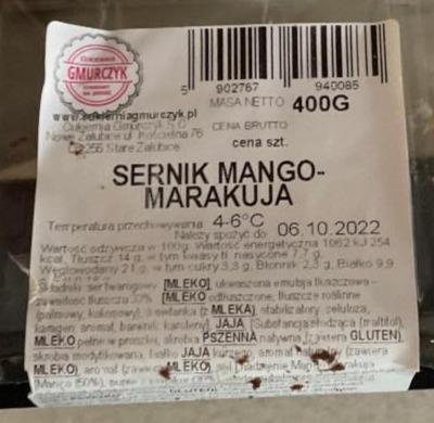 Zdjęcia - Sernik Mango Marakuja Gmurczyk