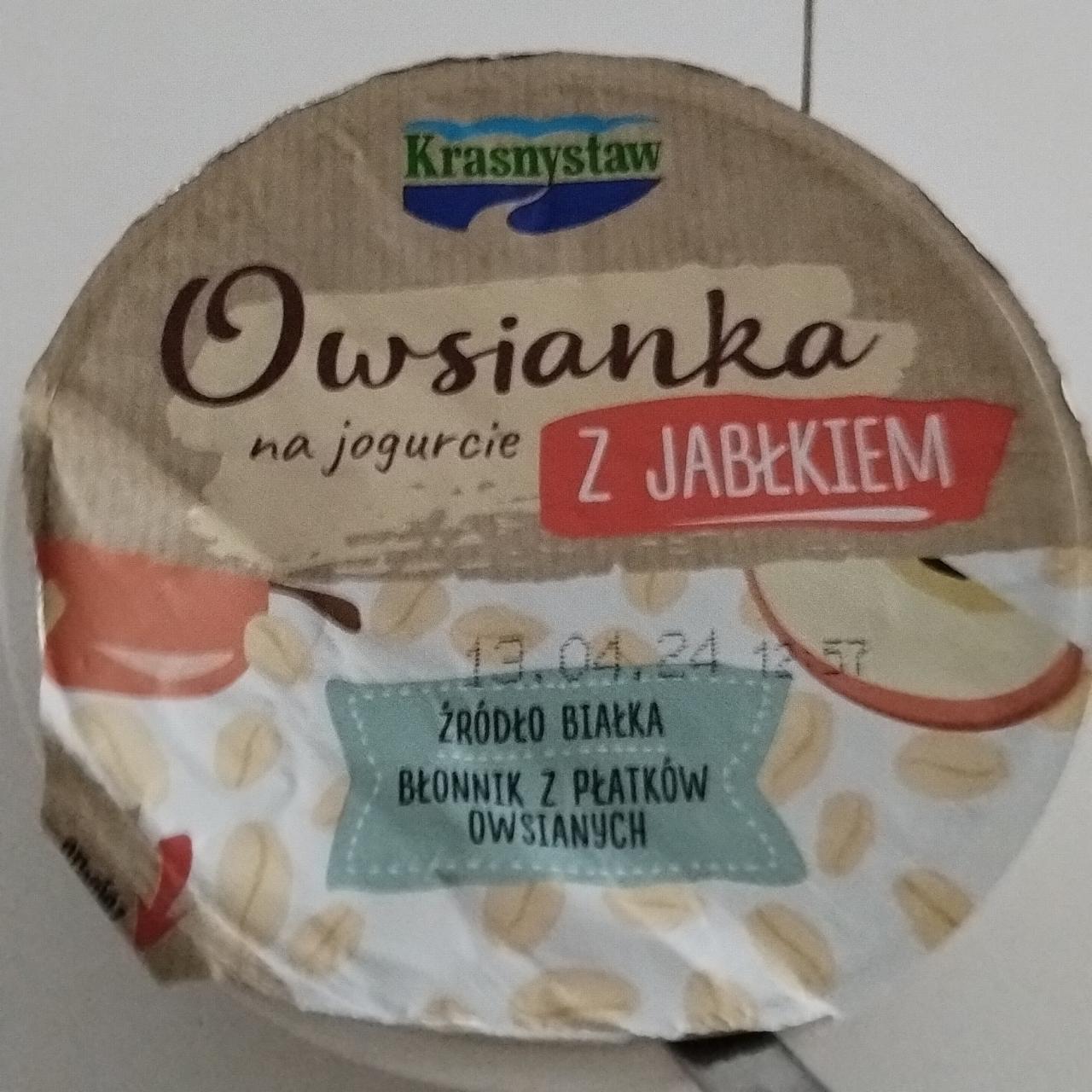 Zdjęcia - Owsianka na jogurcie z jabłkiem Krasnystaw