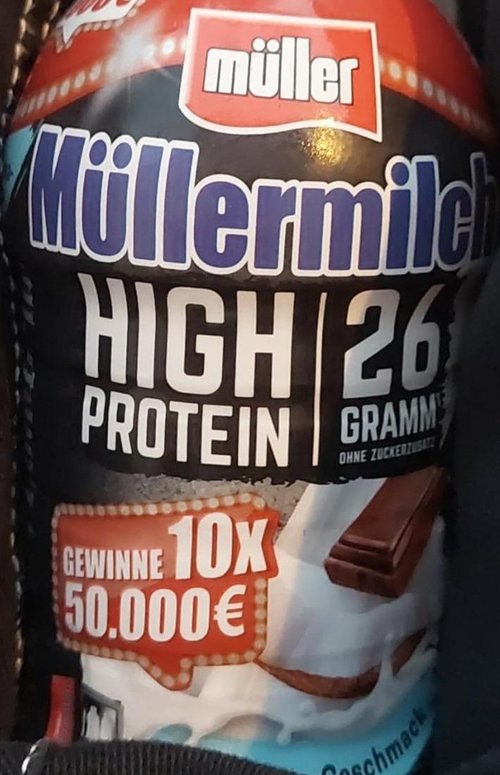 Zdjęcia - High protein mullermilch schokoladengeschmack Muller