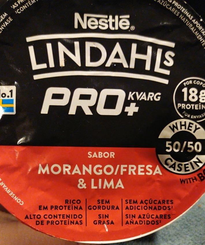 Zdjęcia - Lindahls Pro+ Kvarg Morango/Fresa & Lima Nestlé