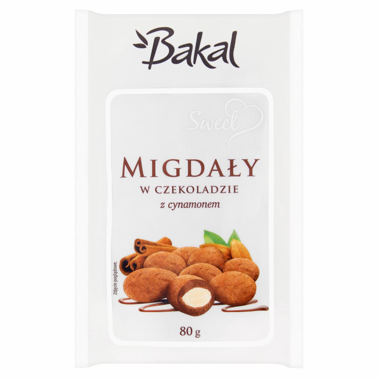 Zdjęcia - Bakal Sweet Migdały w czekoladzie z cynamonem 80 g