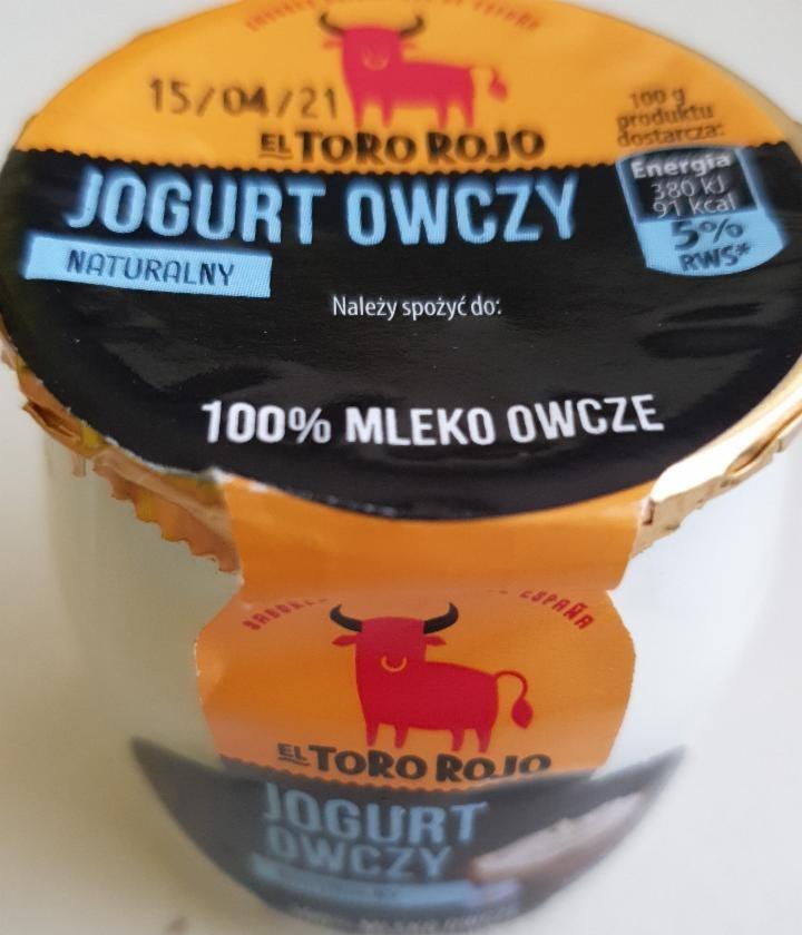 Zdjęcia - Jogurt owczy naturalny 100% mleko owcze El Toro Rojo