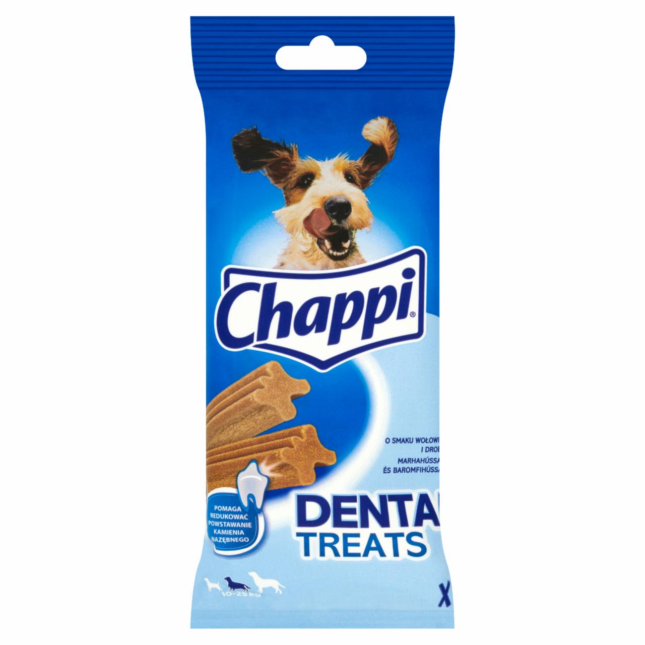 Zdjęcia - Chappi Dental Treats o smaku wołowiny i drobiu Karma uzupełniająca 175 g (7 sztuk)