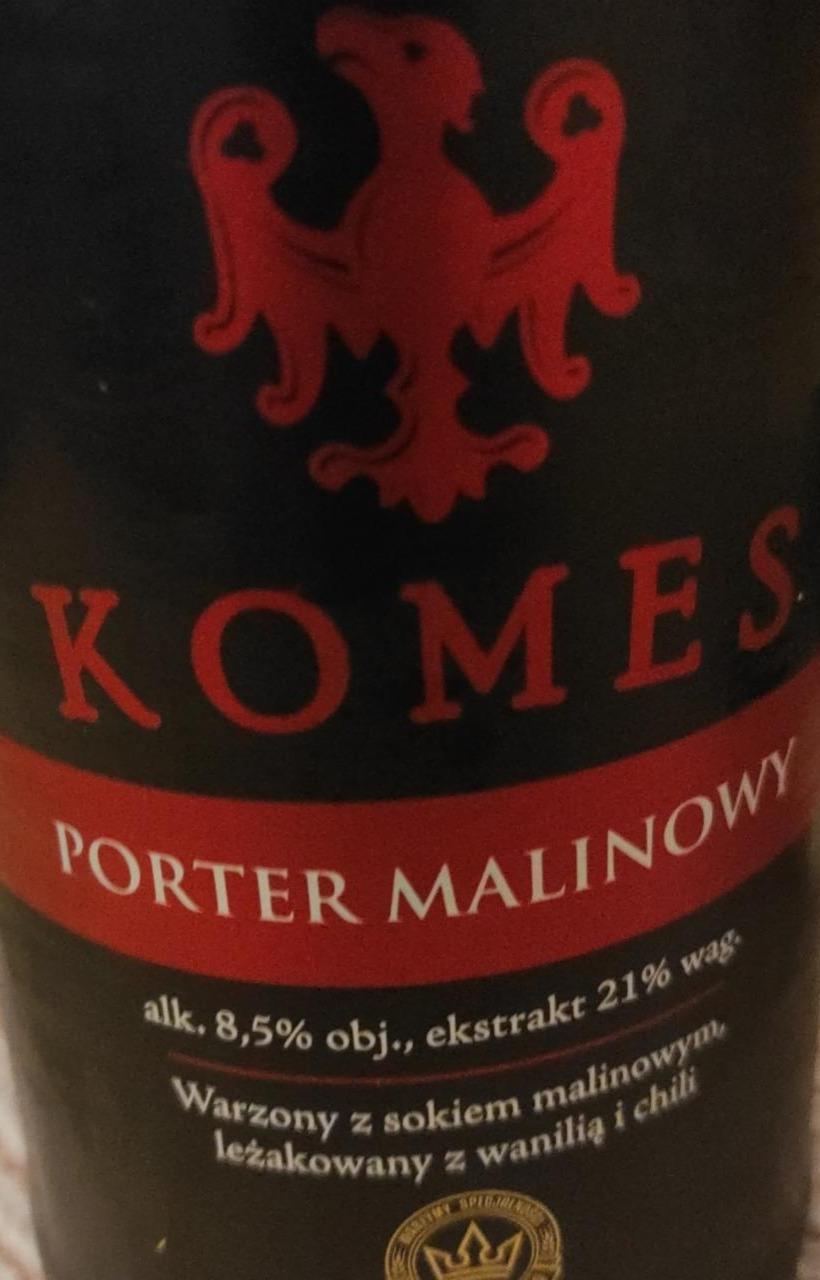 Zdjęcia - Porter malinowy Komes