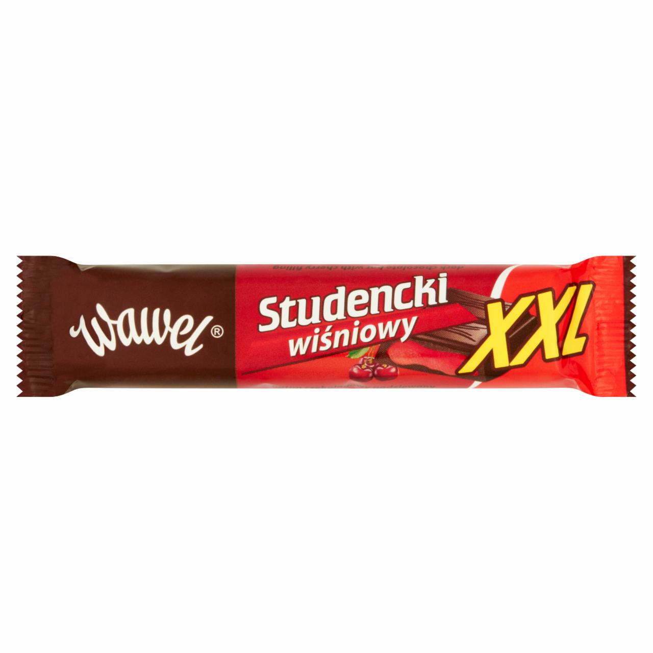 Zdjęcia - Wawel Studencki wiśniowy XXL Baton czekoladowy nadziewany 48 g