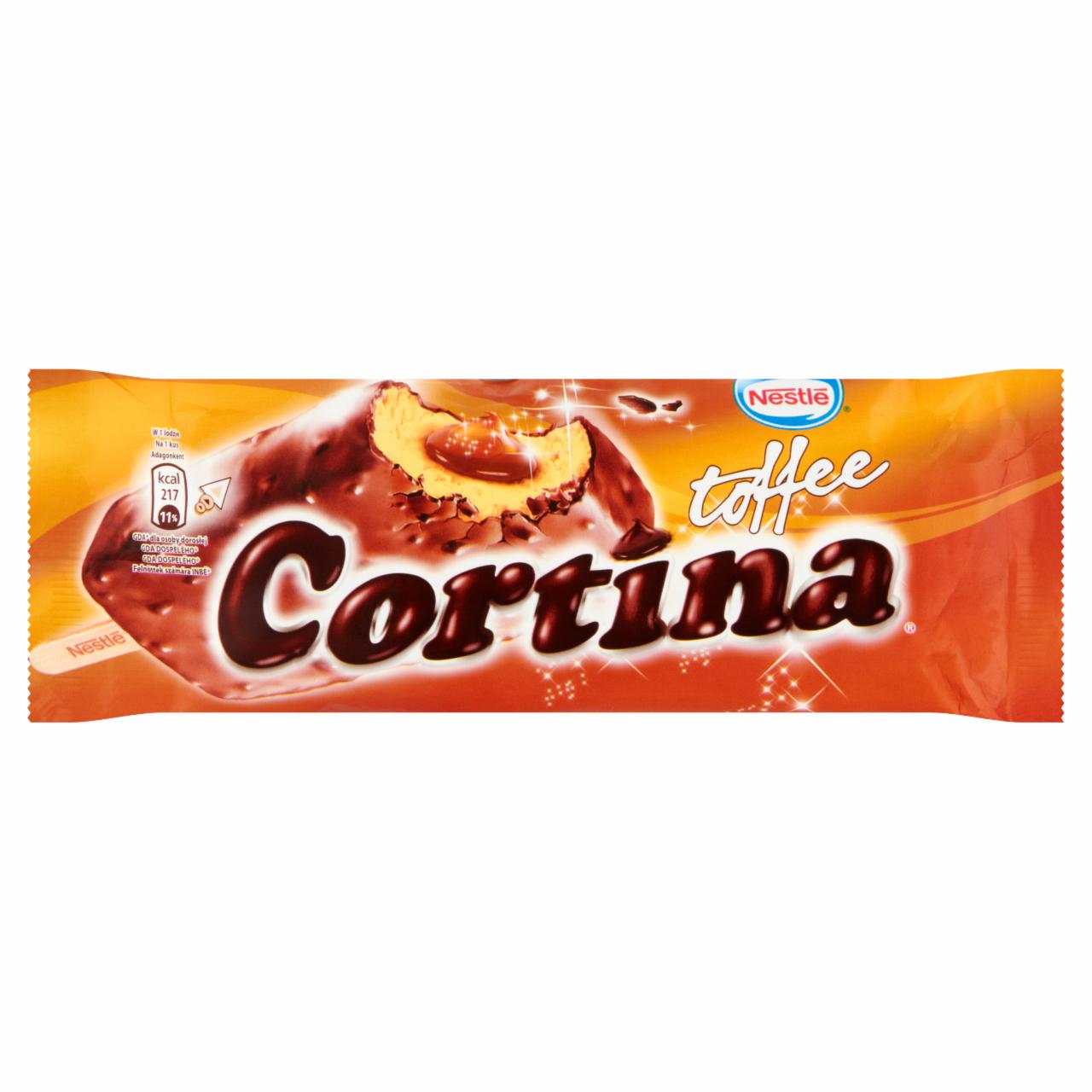 Zdjęcia - Cortina toffee Lody o smaku waniliowym z sosem o smaku toffi oblane czekoladą 95 ml