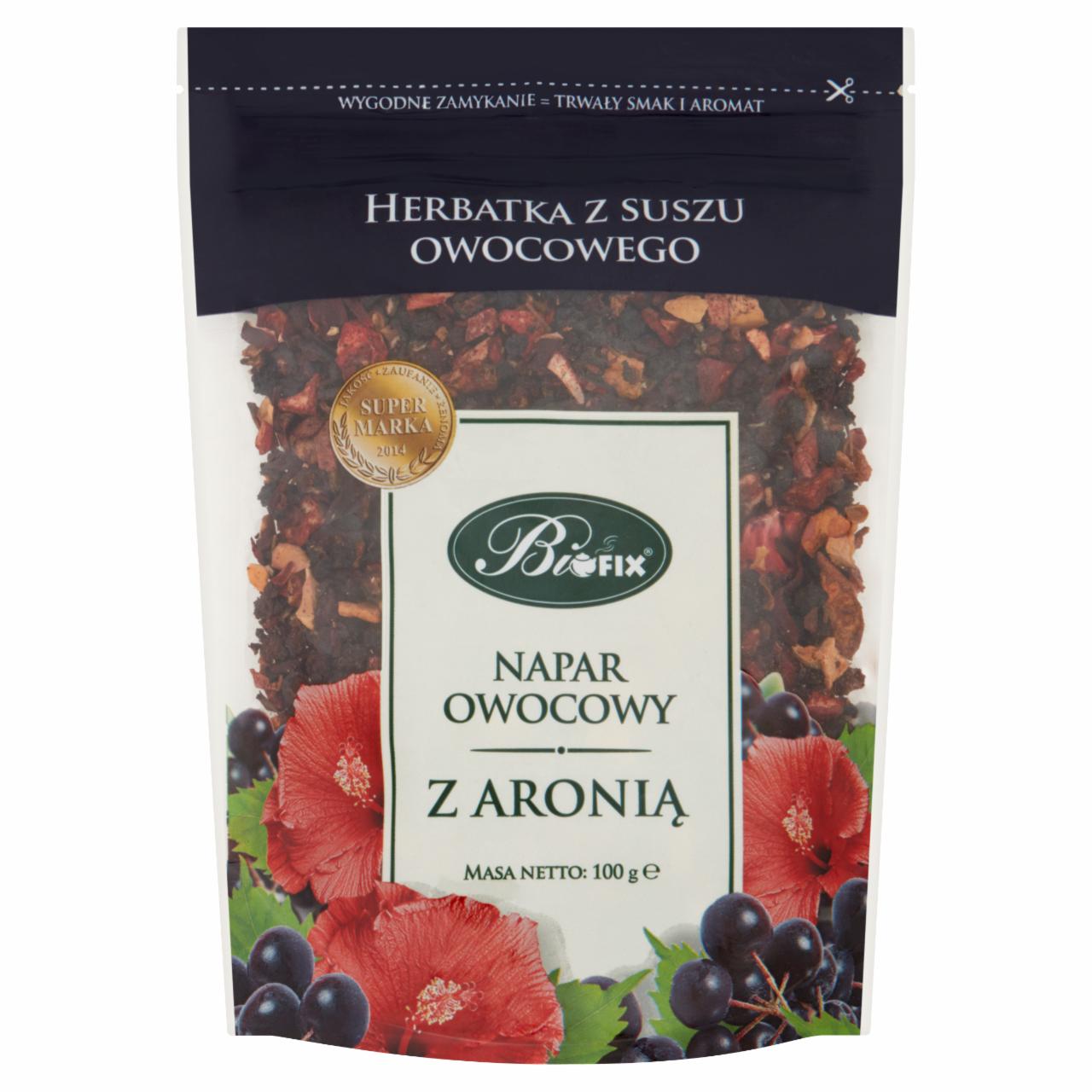 Zdjęcia - Bifix Napar owocowy z aronią Herbatka z suszu owocowego 100 g