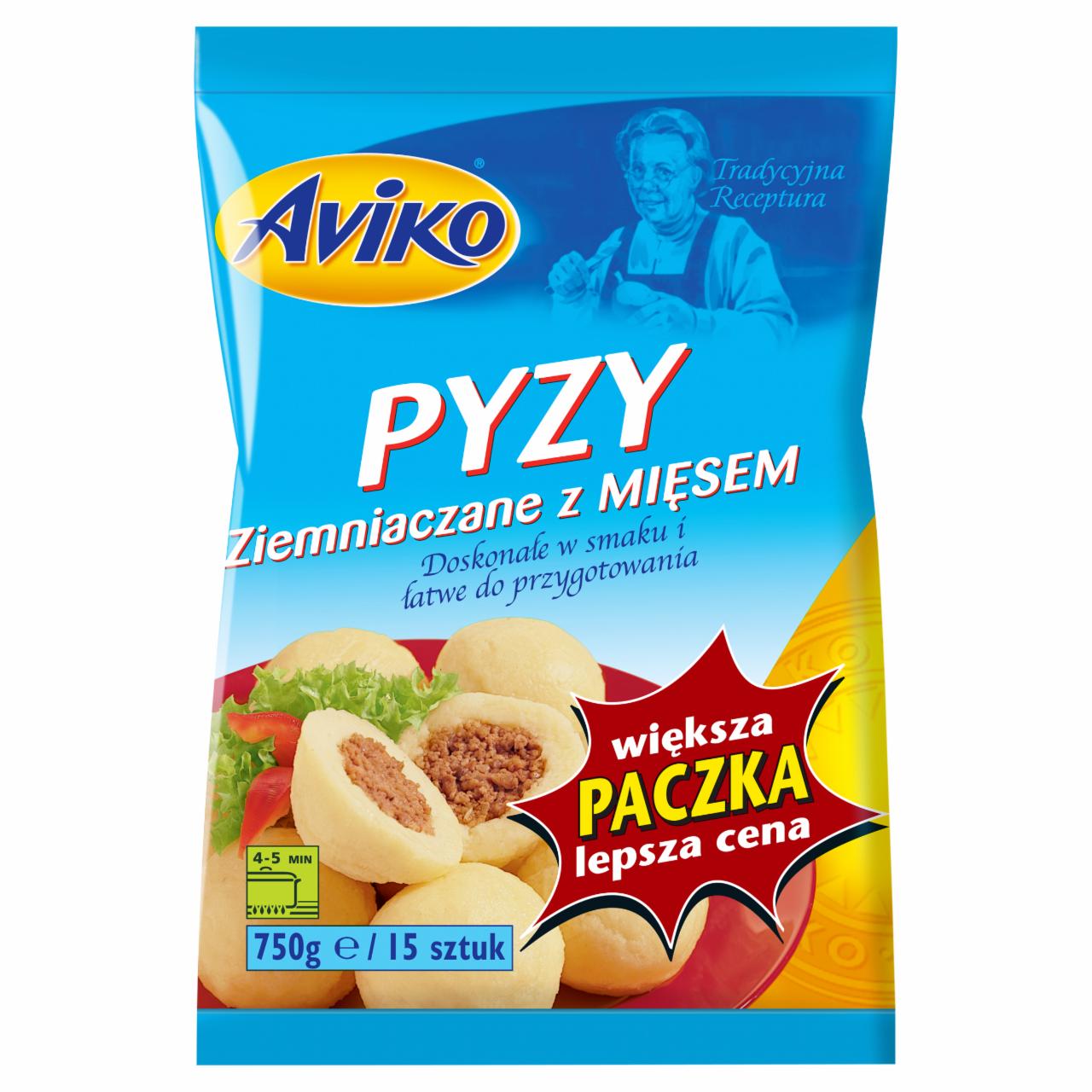 Zdjęcia - Aviko Pyzy Ziemniaczane z Mięsem 750 g (15 sztuk)