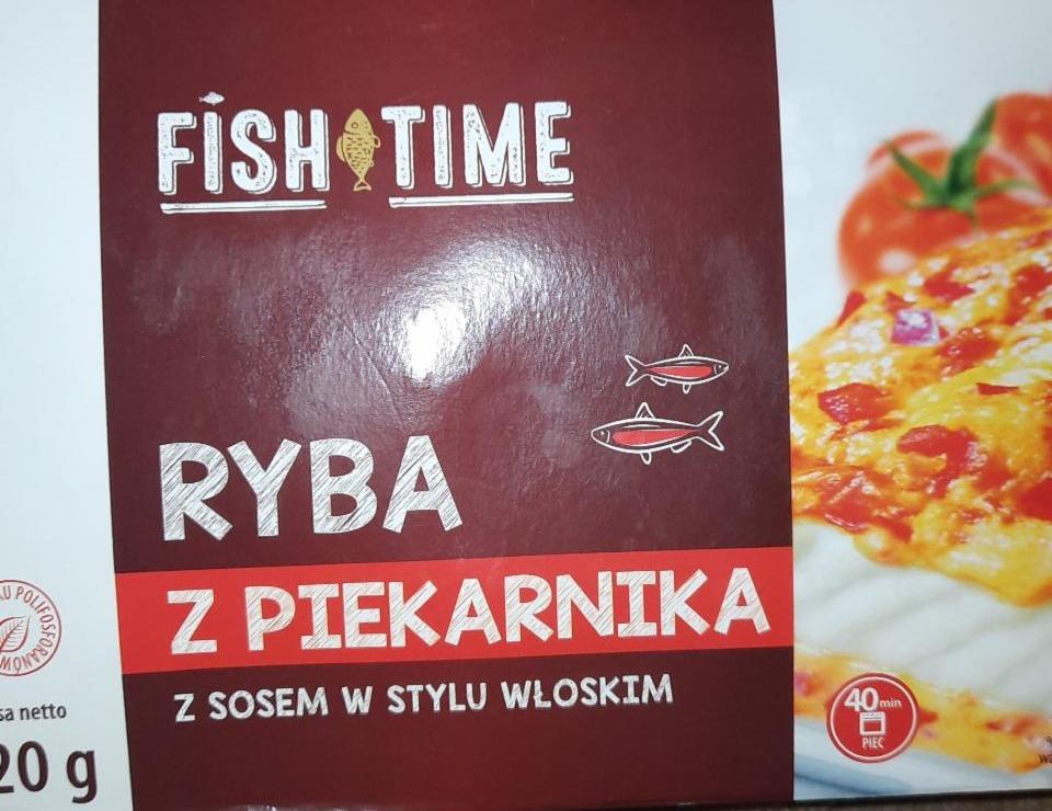 Zdjęcia - Fish Time Ryba z piekarnika z sosem w stylu włoskim