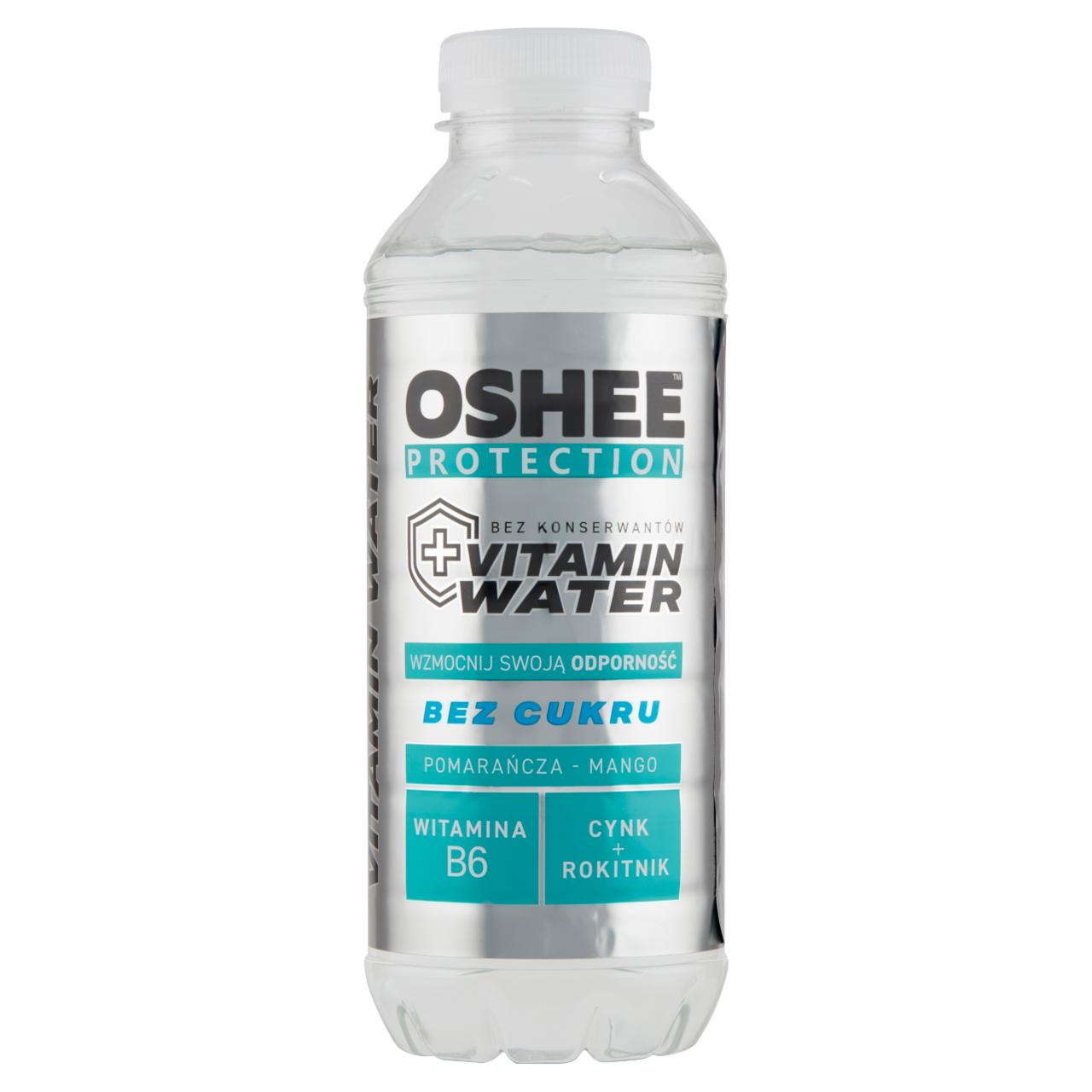 Zdjęcia - Oshee Protection Vitamin Water Napój niegazowany pomarańcza-mango 555 ml