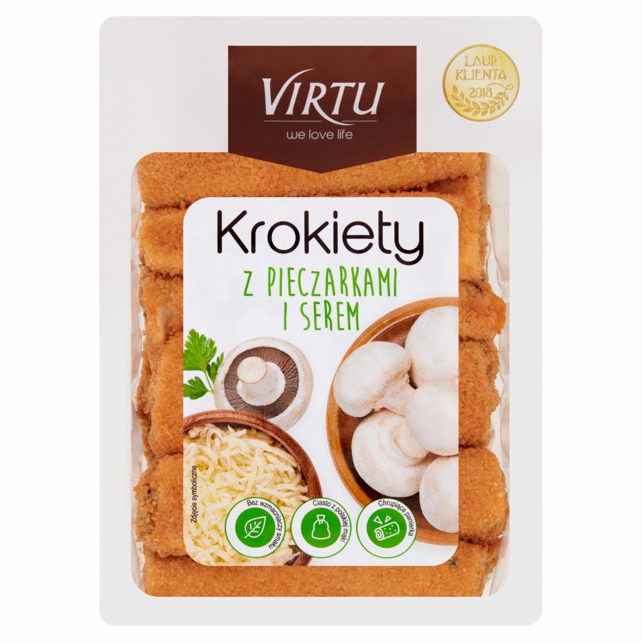 Zdjęcia - Virtu Krokiety z pieczarkami i serem 1 kg