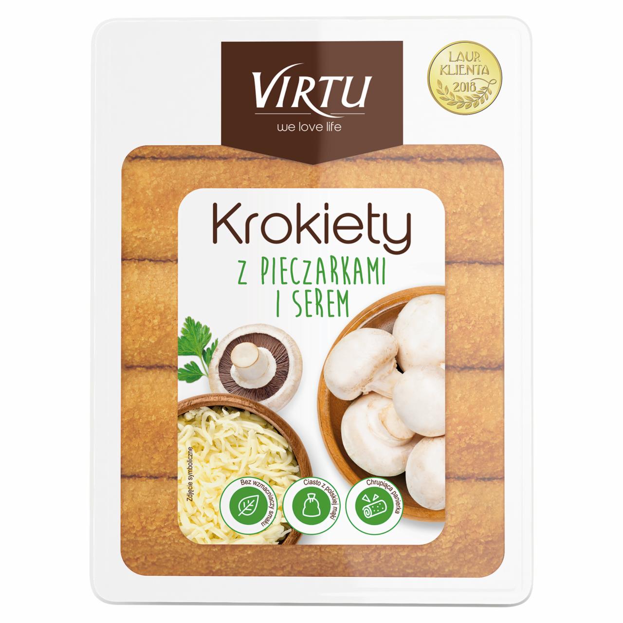 Zdjęcia - Virtu Krokiety z pieczarkami i serem 1 kg