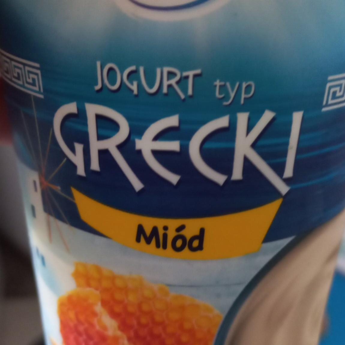 Zdjęcia - Jogurt Grecki Miód Milbona
