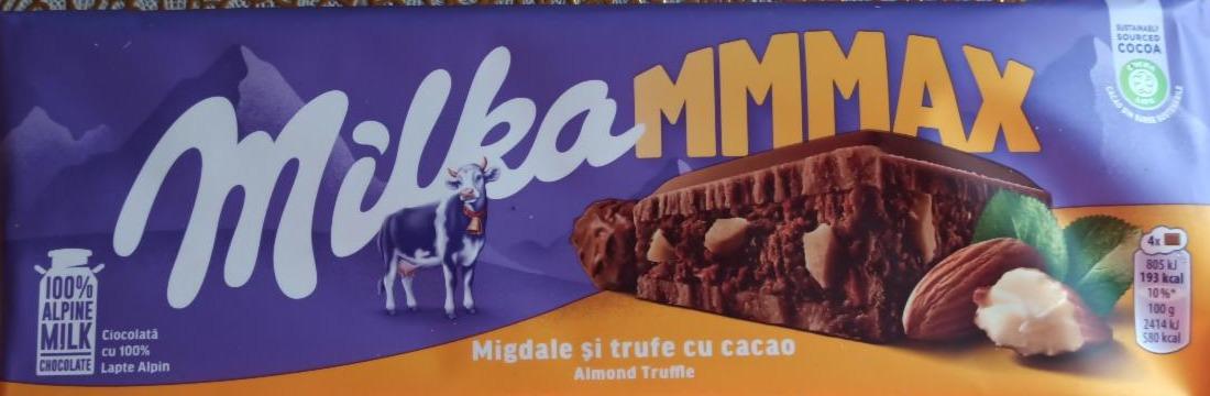 Zdjęcia - Migdale si trufe cu cacao Milka