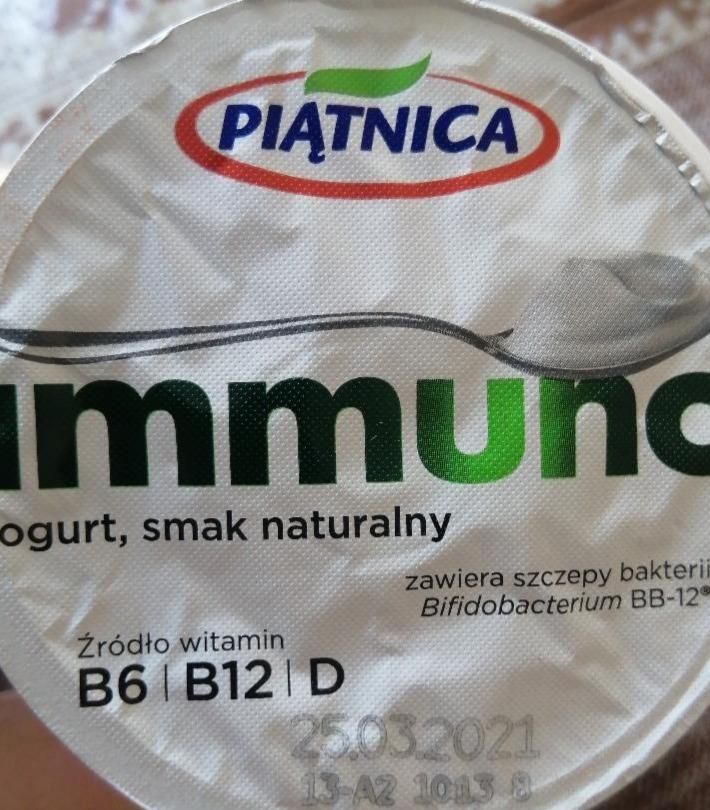 Zdjęcia - jogurt naturalny immuno Piątnica