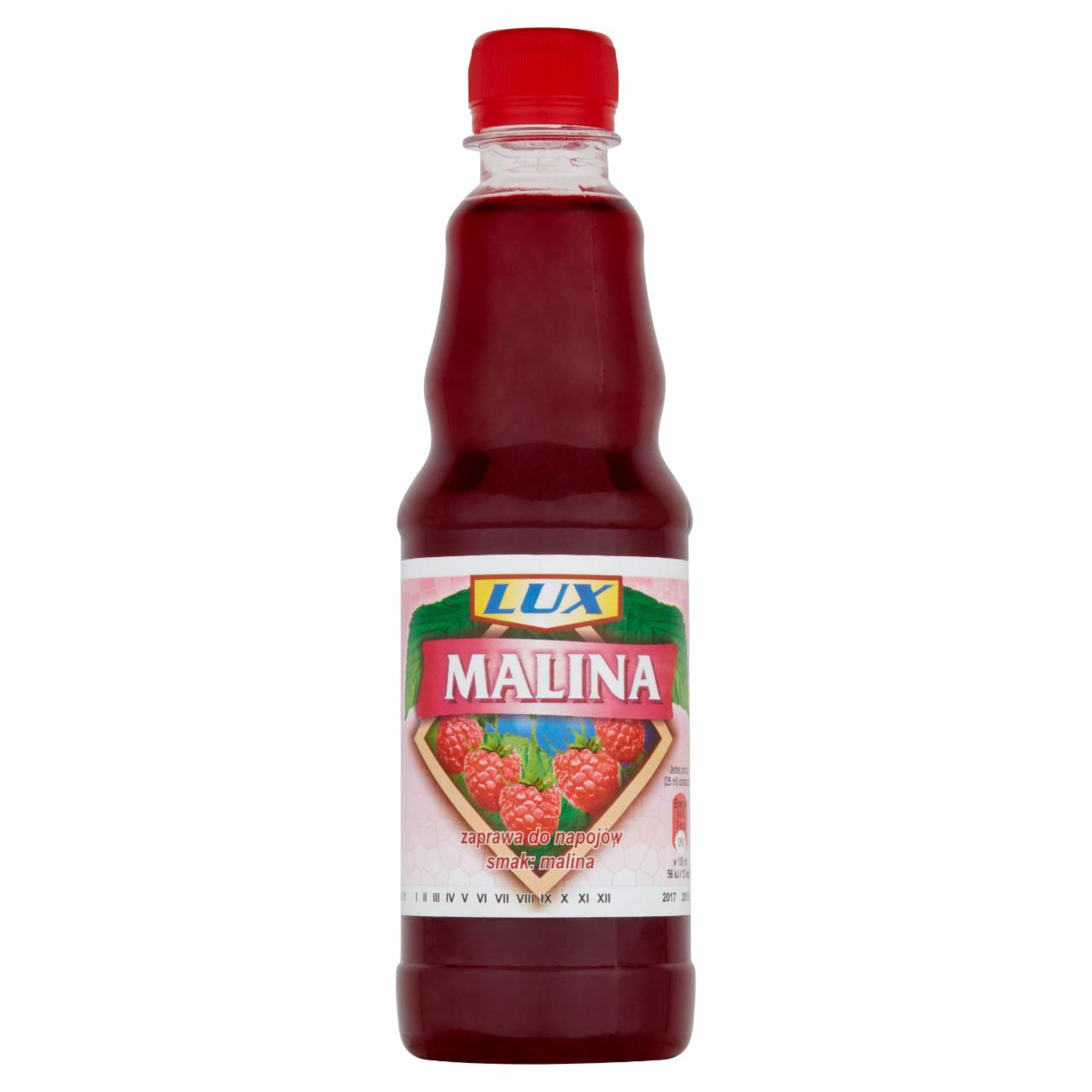 Zdjęcia - Lux Zaprawa do napojów smak malina 380 ml