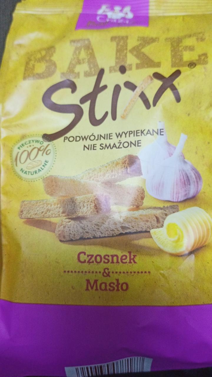 Zdjęcia - Paluszki chlebowe Czosnek i Masło BAKE Stixx