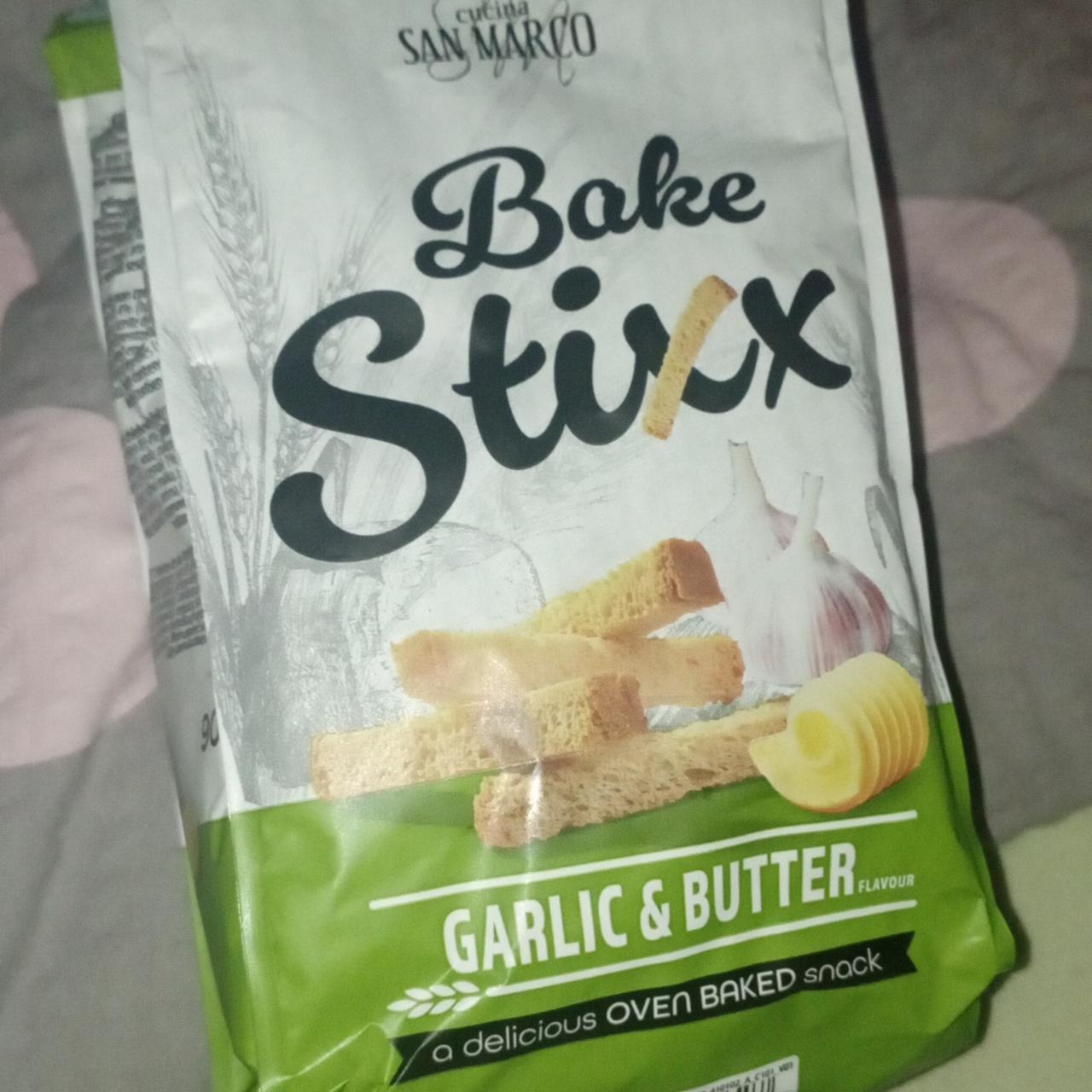 Zdjęcia - Paluszki chlebowe Czosnek i Masło BAKE Stixx
