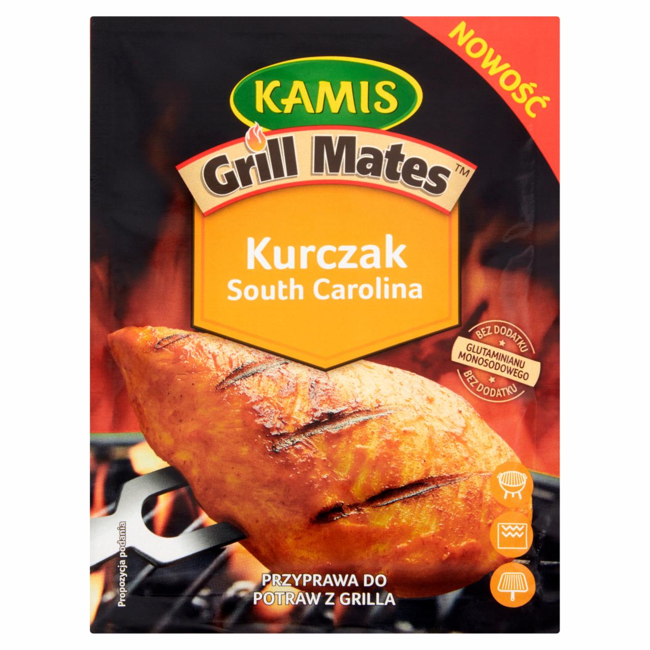 Zdjęcia - Kamis Grill Mates Kurczak South Carolina Przyprawa do potraw z grilla 20 g