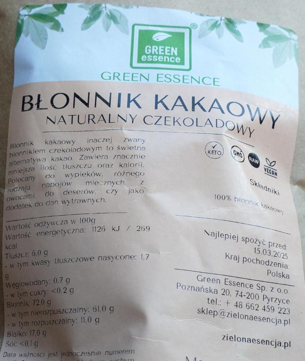 Zdjęcia - błonnik kakaowy Green essence