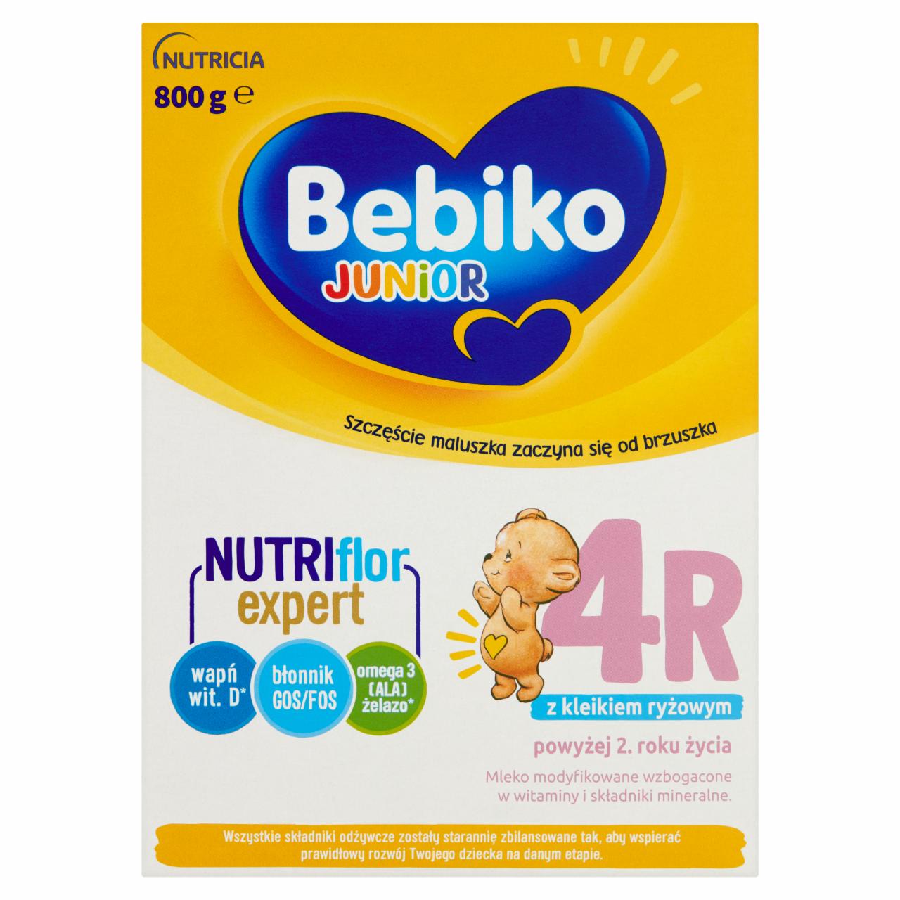 Zdjęcia - Bebiko Junior 4R Mleko modyfikowane dla dzieci powyżej 2. roku życia 800 g (2 x 400 g)