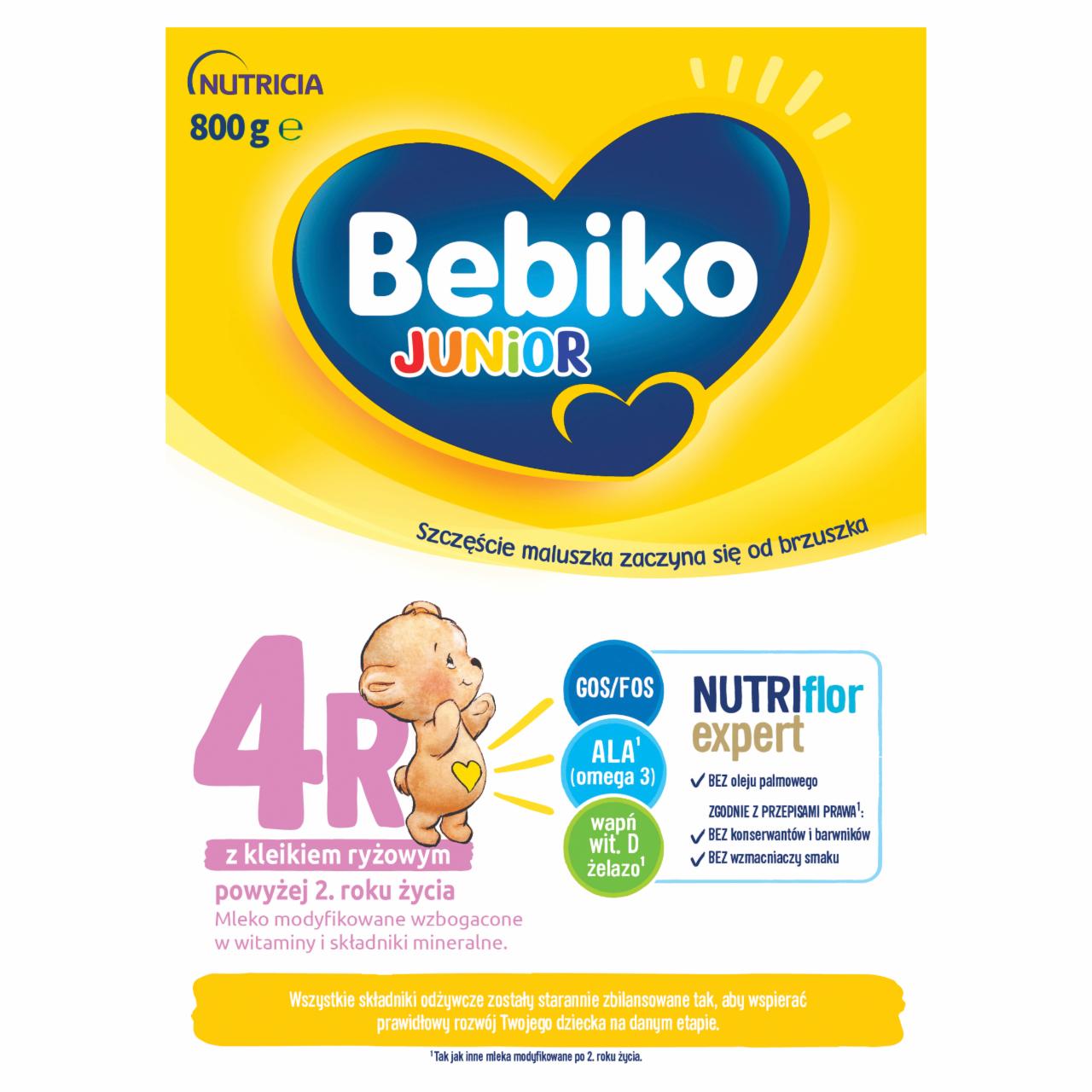 Zdjęcia - Bebiko Junior 4R Mleko modyfikowane dla dzieci powyżej 2. roku życia 800 g (2 x 400 g)