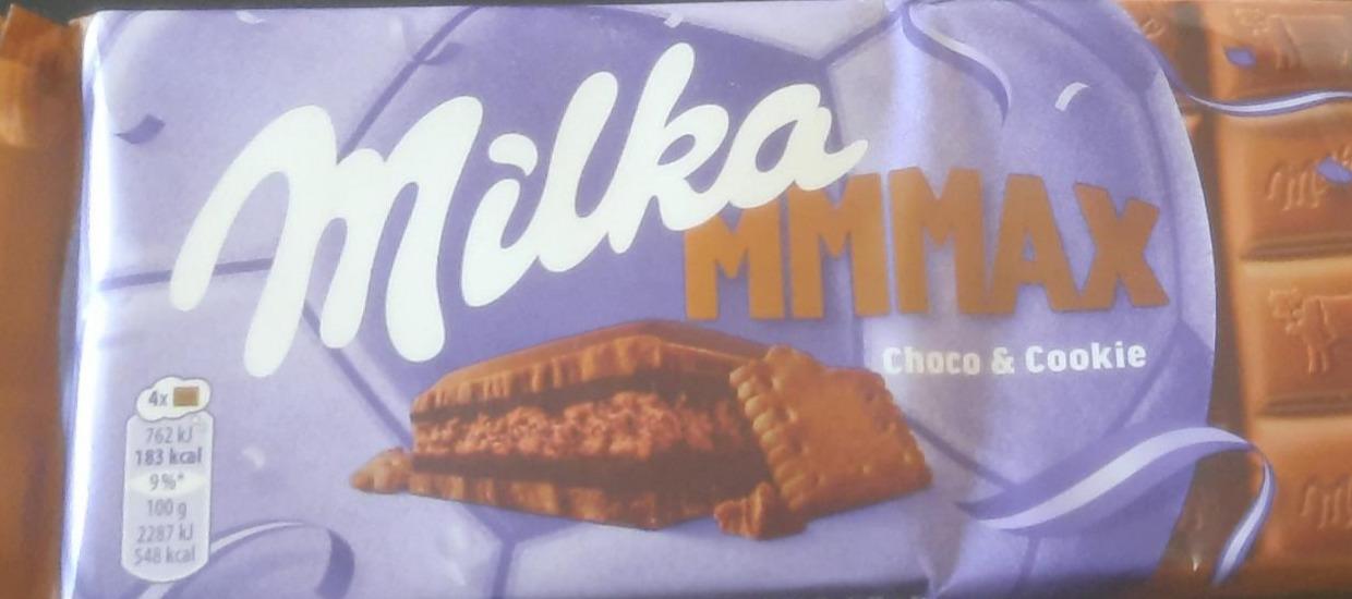 Zdjęcia - czekolada Mmmax choco&cookie Milka