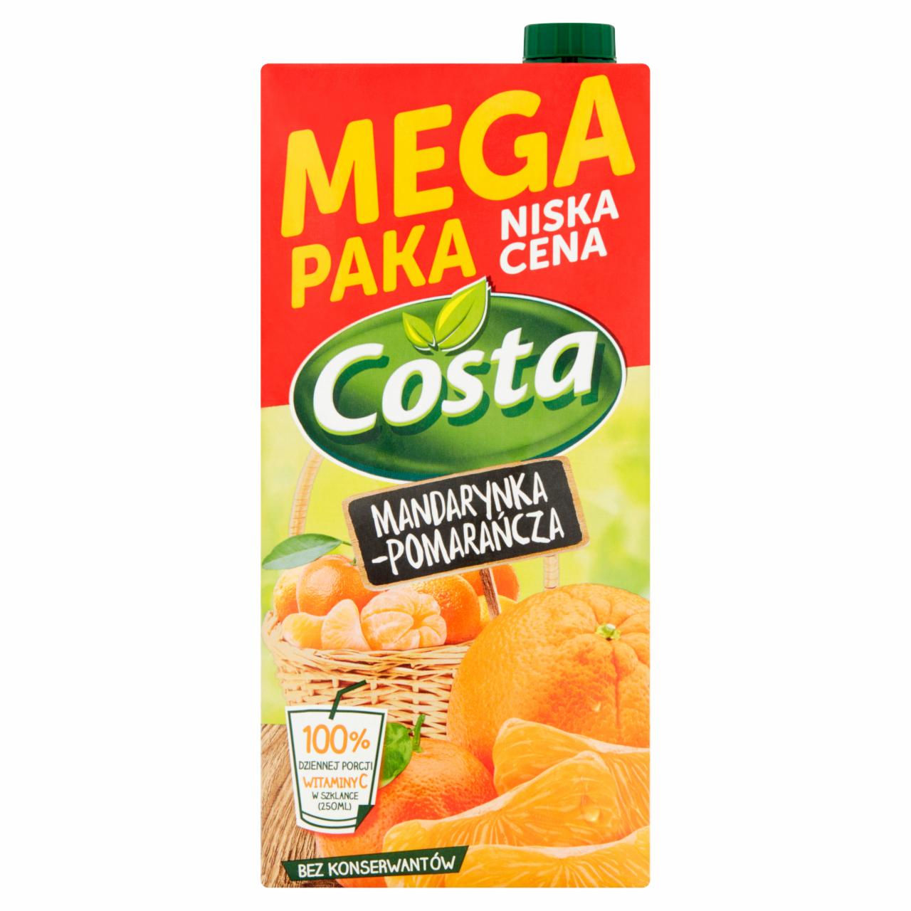 Zdjęcia - Costa Napój mandarynka-pomarańcza 2 l