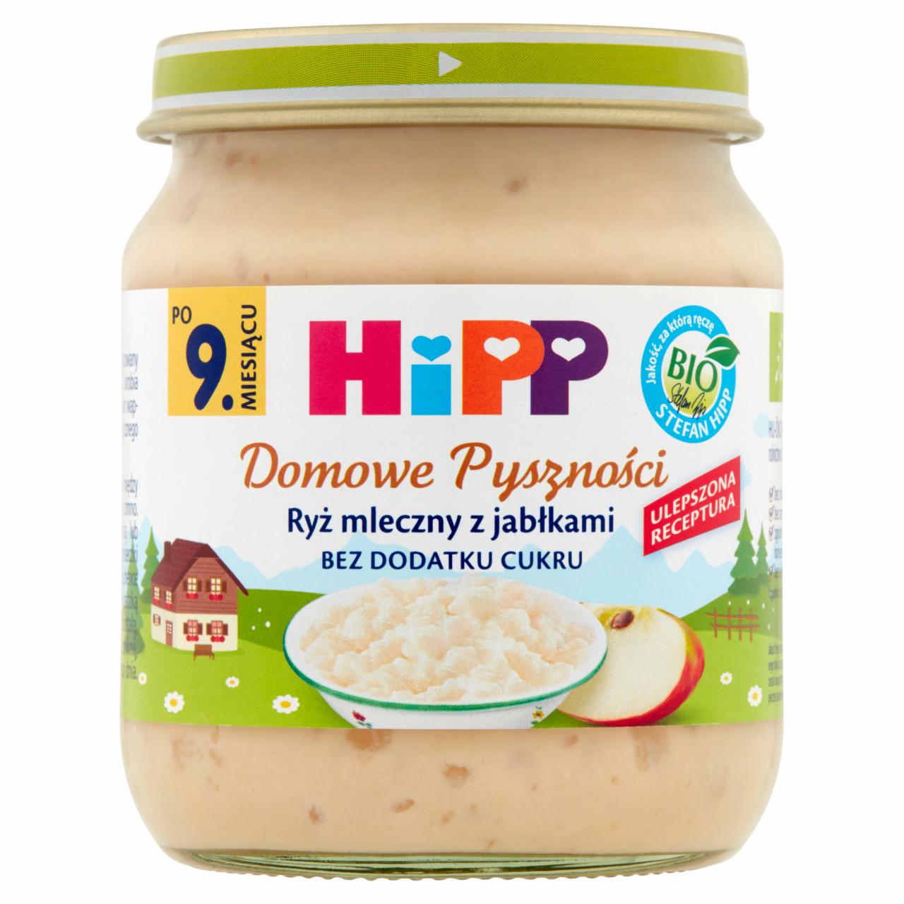 Zdjęcia - HiPP BIO Domowe Pyszności Ryż mleczny z jabłkami po 9. miesiącu 200 g