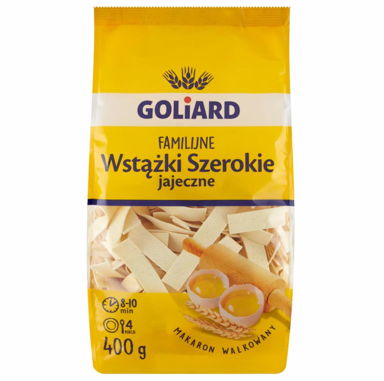 Zdjęcia - Goliard Makaron familijne wstążki szerokie jajeczne 400 g