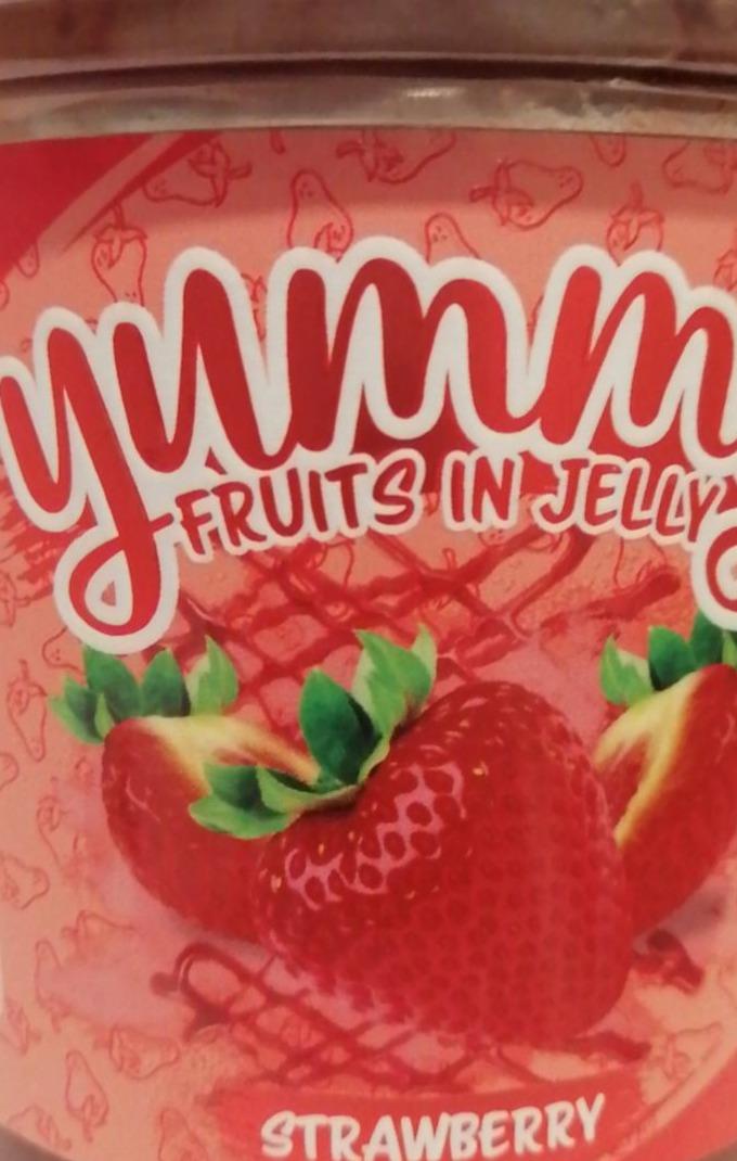 Zdjęcia - Yummy fruits in jelly Strawberry 6PAK