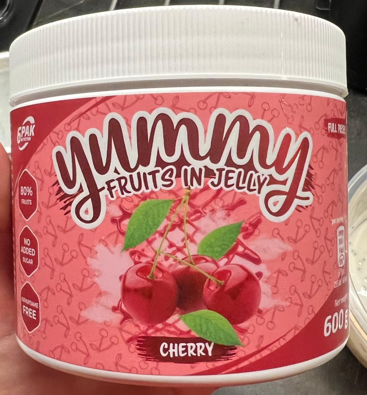 Zdjęcia - Yummy fruits in jelly Strawberry 6PAK