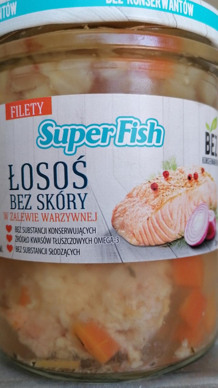 Zdjęcia - Łosoś bez skóry w zalewie warzywnej SuperFish
