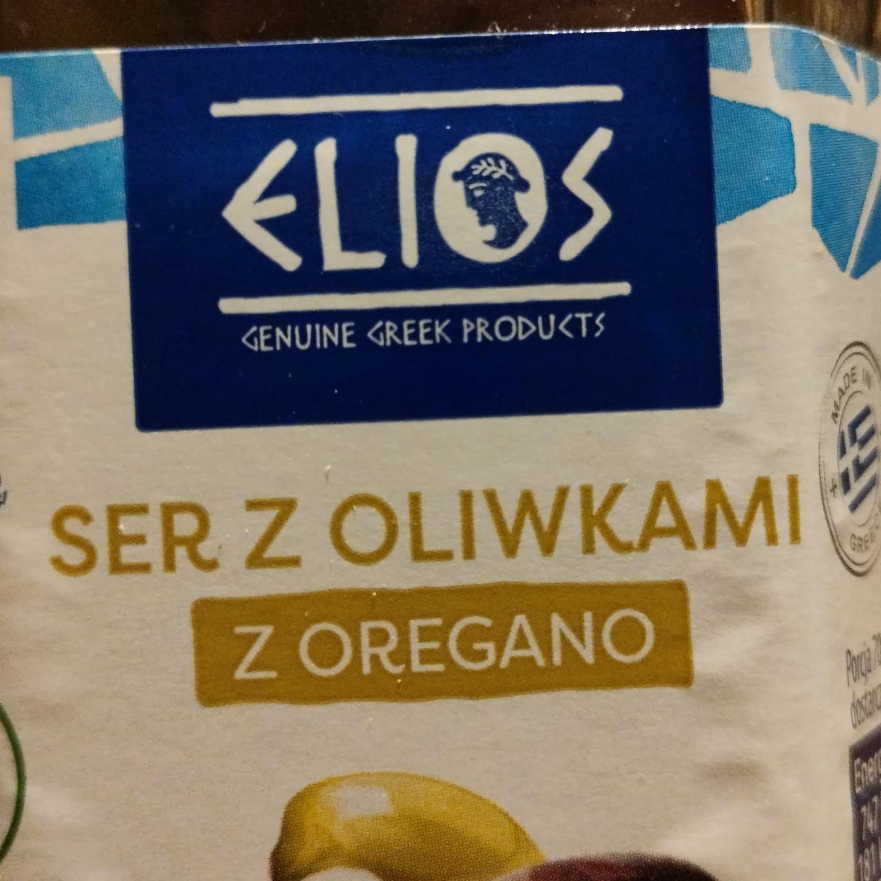 Zdjęcia - Ser z oliwkami z oregano Elios