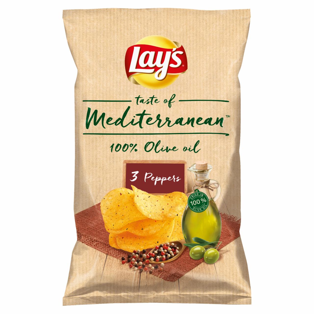 Zdjęcia - Lay's taste of Mediterranean Chipsy ziemniaczane z pieprzem 100 g