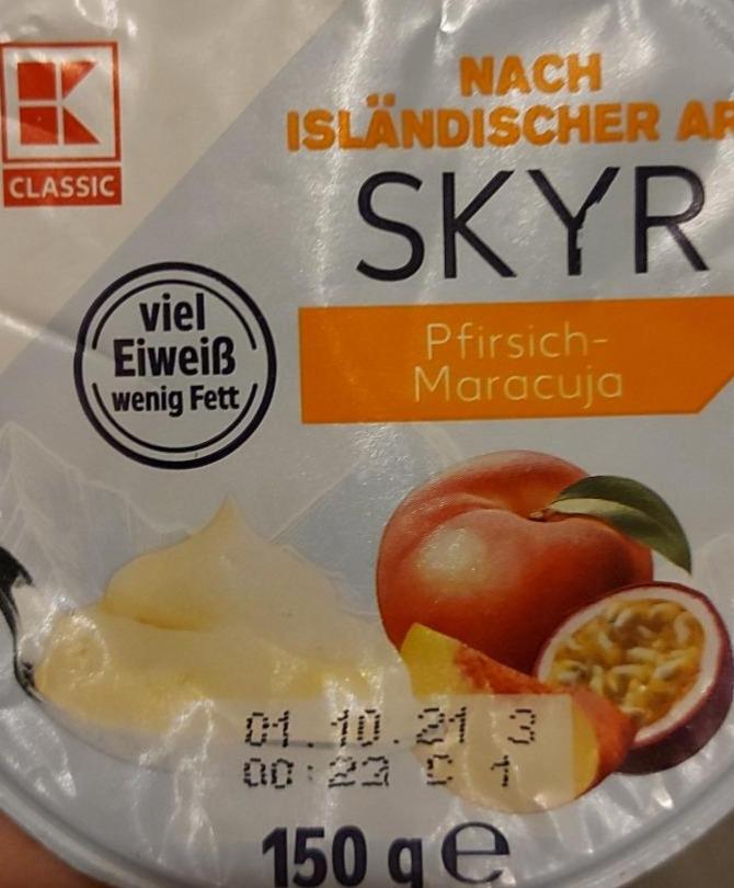 Zdjęcia - skyr pfirsich-maracuja kaufland