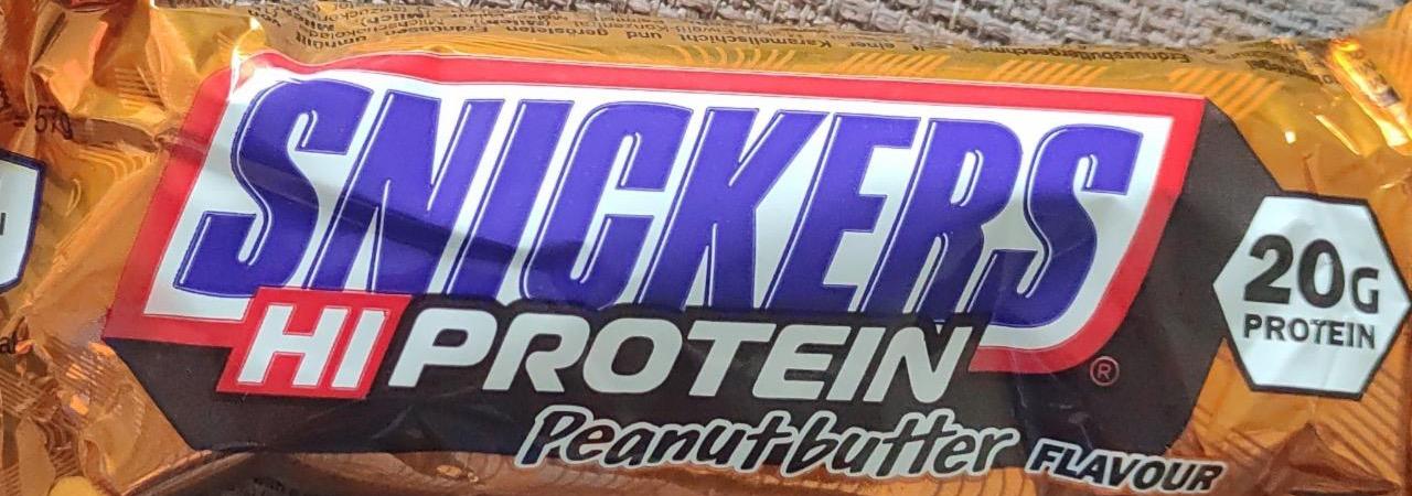 Zdjęcia - Snickers HIprotein peanut butter flavour