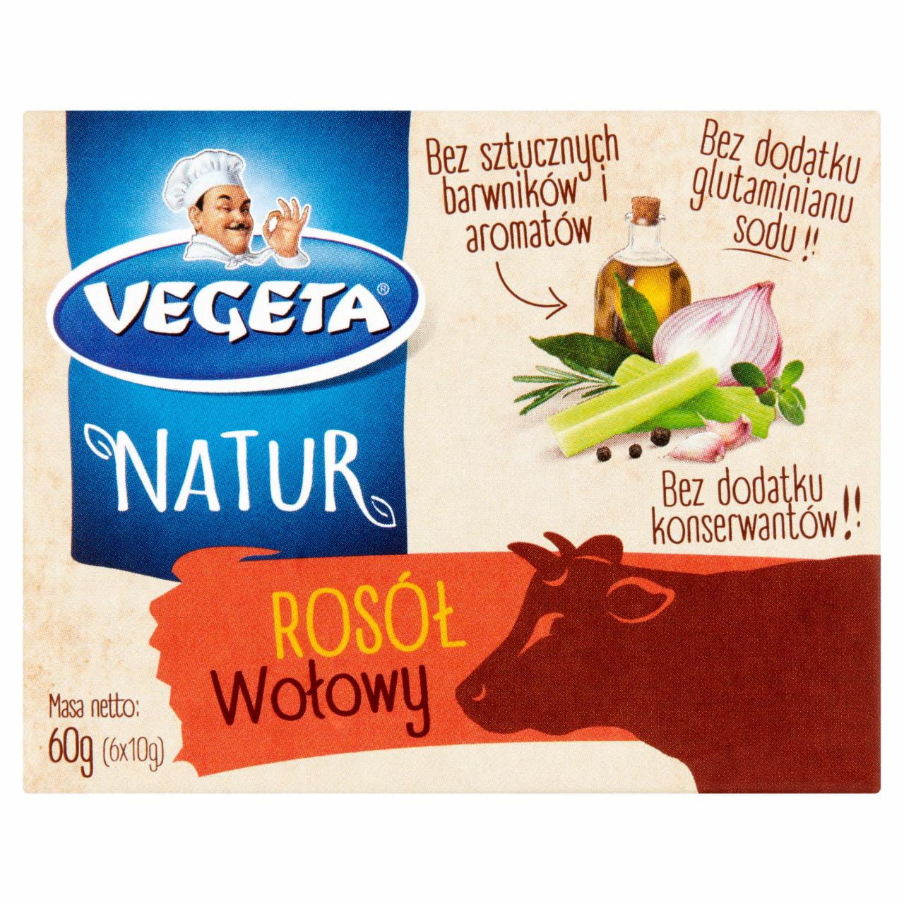 Zdjęcia - Vegeta Natur Rosół wołowy 60 g (6 x 10 g)