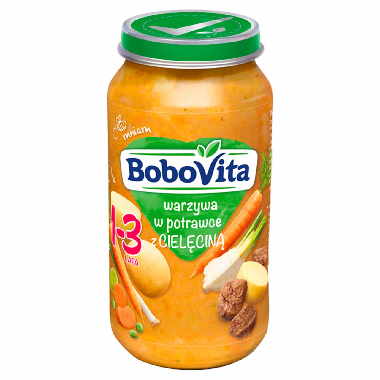 Zdjęcia - BoboVita Warzywa w potrawce z cielęciną po 12 miesiącu 250 g