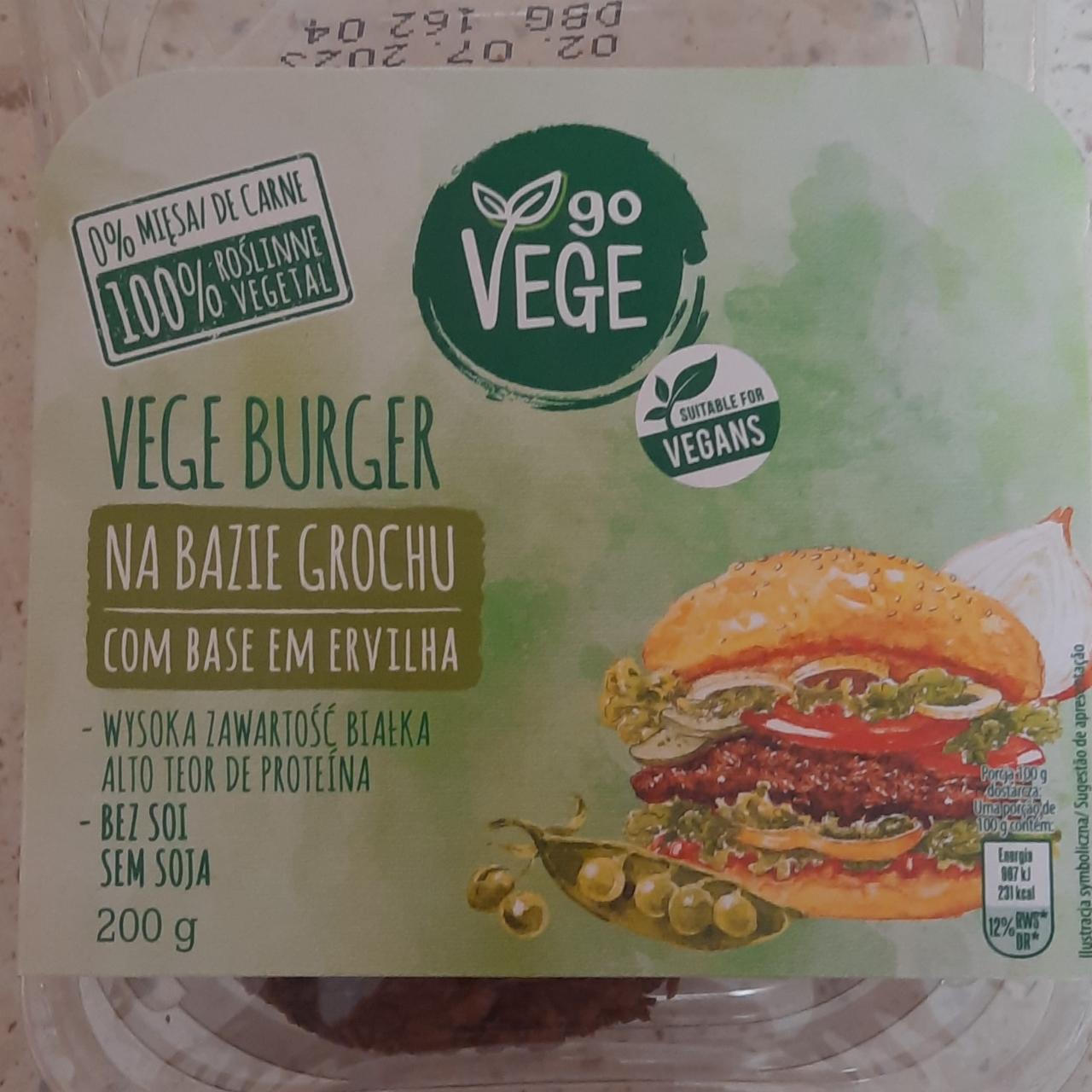 Zdjęcia - vege burger na bazie grochu Go Vege